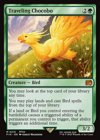 Traveling Chocobo 210 Final Fantasy (FIN) [Foil] NM