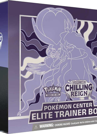 Chilling Reign Pokemon Center Exclusive Elite  Trainer Box (Shadow Rider Calyrex)