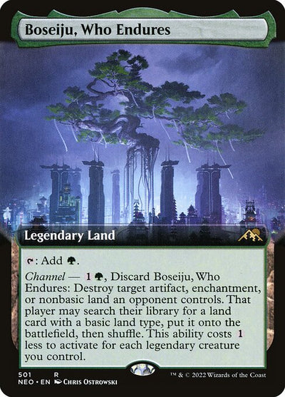 Boseiju, Who Endures 501 Kamigawa: Neon Dynasty (NEO) [Foil] NM