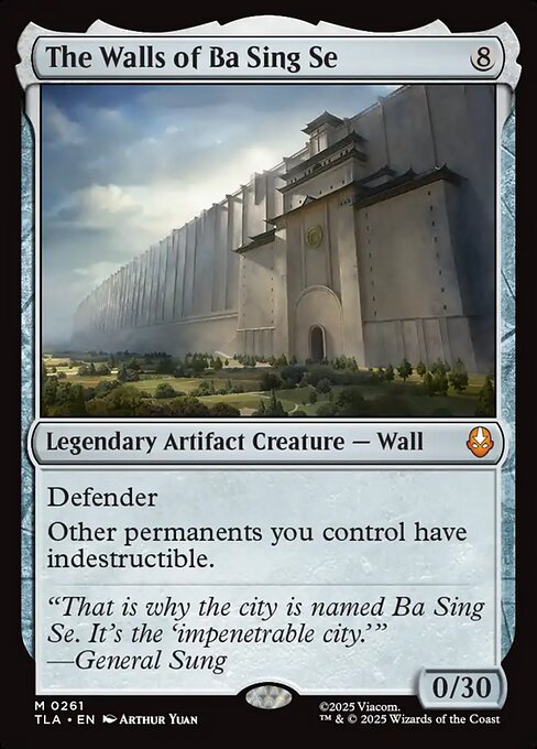 The Walls of Ba Sing Se 261 Avatar: The Last Airbender (TLA) [Nonfoil] NM