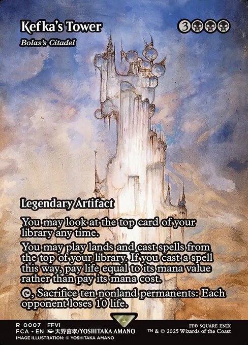 Kefka's Tower (Bolas's Citadel) 7 Final Fantasy: Through The Ages (FCA) [Nonfoil] NM