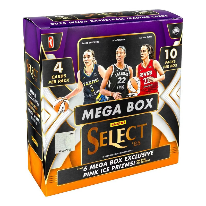 2025 Panini Select WNBA Basketball Hobby Mega Box (EXCLUSIVE Pink Ice Prizms)