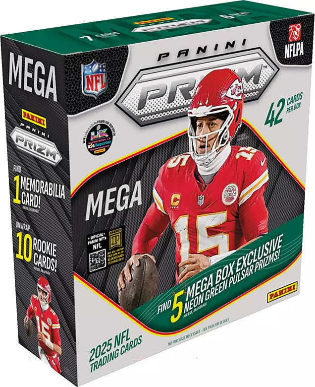 2025 Panini Prizm Football NPP Mega (Green Pulsar)
