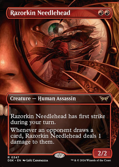 Razorkin Needlehead 347 Duskmourn: House Of Horror (DSK) [Foil] NM