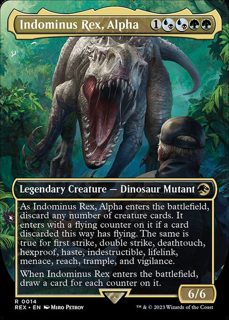 Indominus Rex, Alpha 14 Jurassic World Collection (REX) [Foil] NM