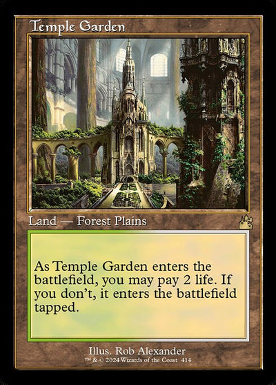 Temple Garden 414 Ravnica Remastered (RVR) [Foil] NM