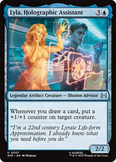 Lyla, Holographic Assistant 7 Marvel's Spider-Man Eternal (SPE) [Foil] NM