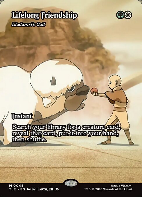 Lifelong Friendship (Eladamri's Call) 48 Avatar: The Last Airbender Eternal (TLE) [Nonfoil] NM