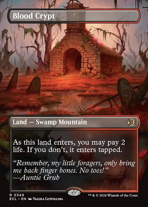 Blood Crypt // Blood Crypt 349 Lorwyn Eclipsed (ECL) [Foil] NM
