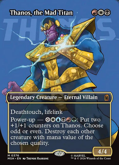 Thanos, the Mad Titan 376 Marvel Super Heroes (MSH) [Foil] NM