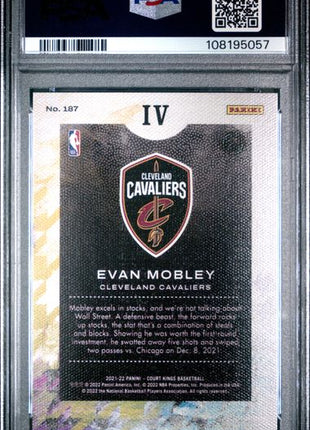 Evan Mobley Level IV Rookie PSA 10 2021-22 Court Kings