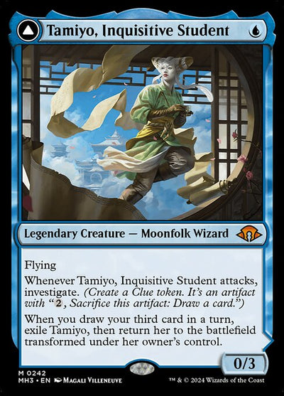 Tamiyo, Inquisitive Student // Tamiyo, Seasoned Scholar 242 Modern Horizons 3 (MH3) [Nonfoil] NM