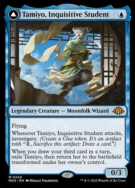 Tamiyo, Inquisitive Student // Tamiyo, Seasoned Scholar 242 Modern Horizons 3 (MH3) [Nonfoil] NM