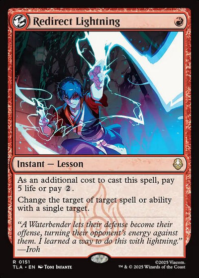 Redirect Lightning 151 Avatar: The Last Airbender (TLA) [Nonfoil] NM