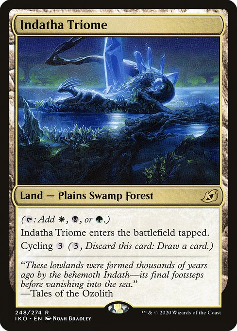 Indatha Triome 248 Ikoria: Lair Of Behemoths (IKO) [Foil] NM