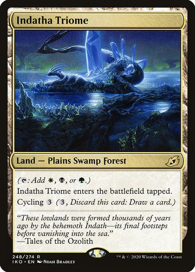 Indatha Triome 248 Ikoria: Lair Of Behemoths (IKO) [Foil] NM