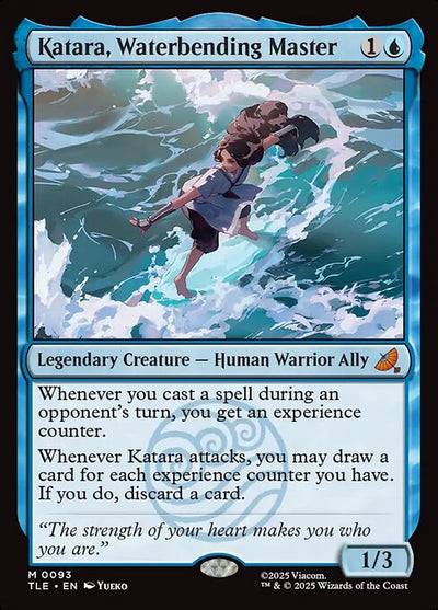 Katara, Waterbending Master 93 Avatar: The Last Airbender Eternal (TLE) [Foil] NM