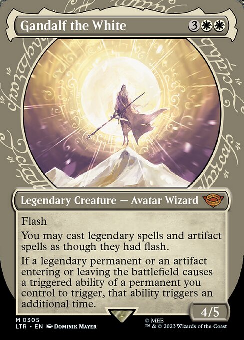Gandalf the White 305 The Lord Of The Rings: Tales Of Middle-Earth (LTR) [Foil] NM