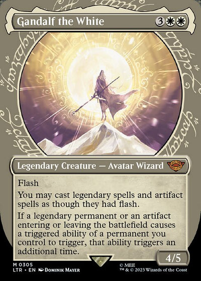 Gandalf the White 305 The Lord Of The Rings: Tales Of Middle-Earth (LTR) [Foil] NM