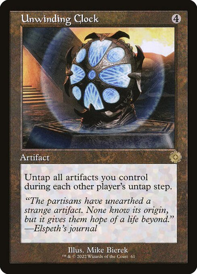 Unwinding Clock 61 The Brothers' War Retro Artifacts (BRR) [Nonfoil] NM