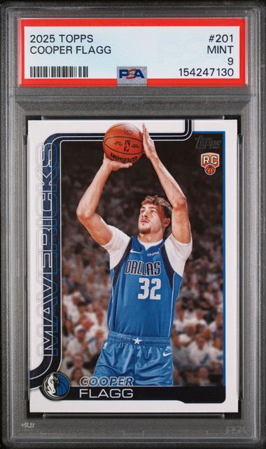 Cooper Flagg PSA 9 RC #201 2025-26 Topps NM