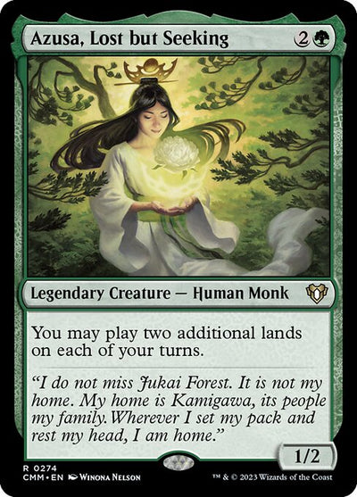 Azusa, Lost but Seeking 274 Commander Masters (CMM) [Nonfoil] NM