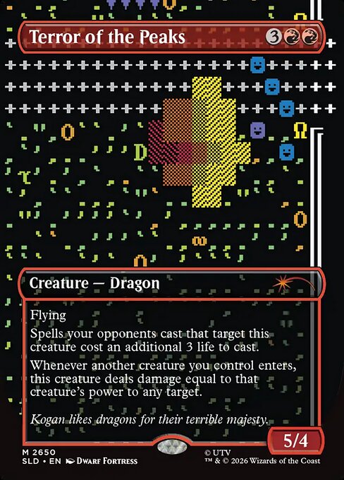 Terror of the Peaks 2650 Secret Lair Drop (SLD) [Foil] NM