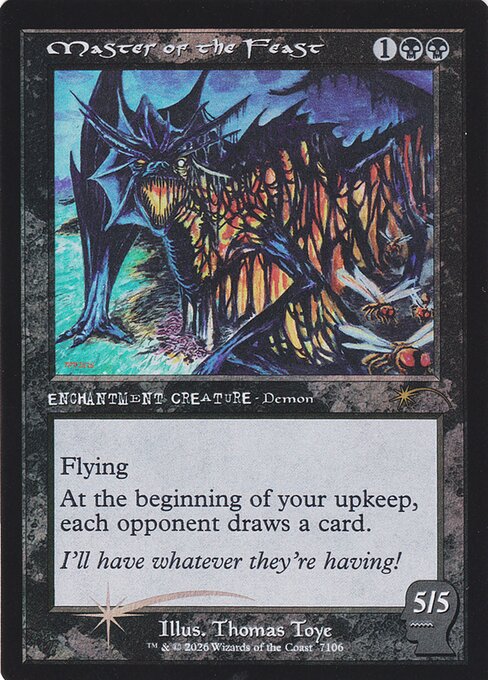 Master of the Feast 7106 Secret Lair Drop (SLD) [Foil] NM