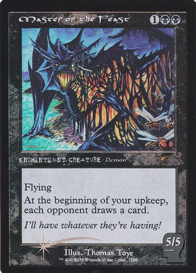 Master of the Feast 7106 Secret Lair Drop (SLD) [Foil] NM