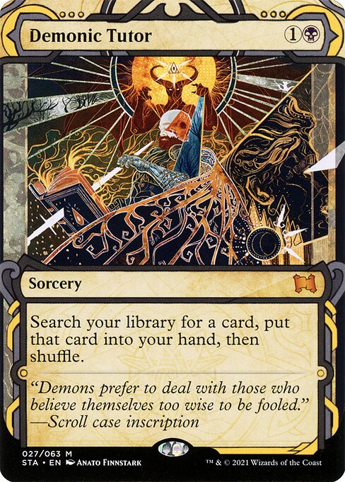 Demonic Tutor 27 Strixhaven Mystical Archive (STA) [Nonfoil] NM