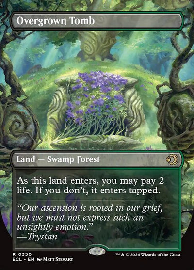 Overgrown Tomb // Overgrown Tomb 350 Lorwyn Eclipsed (ECL) [Foil] NM