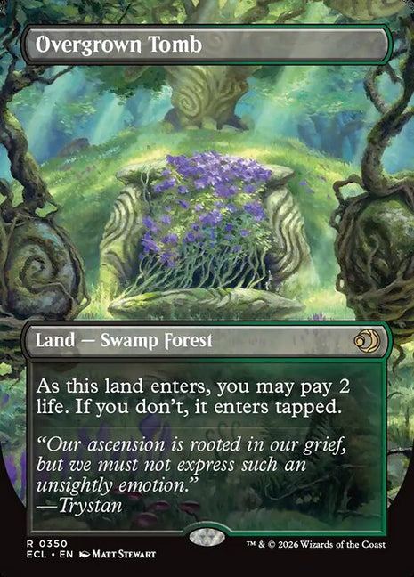 Overgrown Tomb // Overgrown Tomb 350 Lorwyn Eclipsed (ECL) [Foil] NM