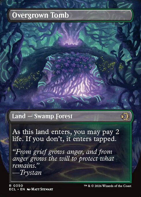 Overgrown Tomb // Overgrown Tomb 350 Lorwyn Eclipsed (ECL) [Nonfoil] NM