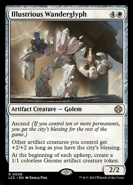 Illustrious Wanderglyph 9 The Lost Caverns Of Ixalan Commander (LCC) [Nonfoil] NM