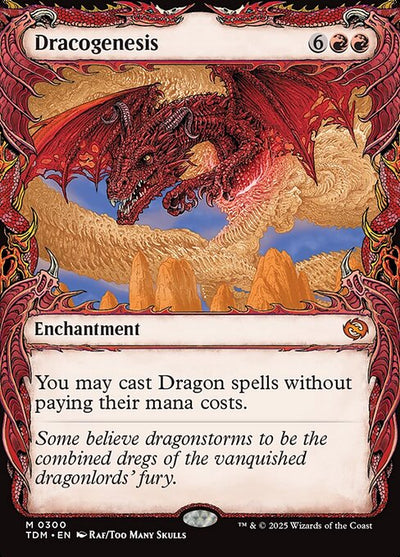 Dracogenesis 300 Tarkir: Dragonstorm (TDM) [Nonfoil] NM