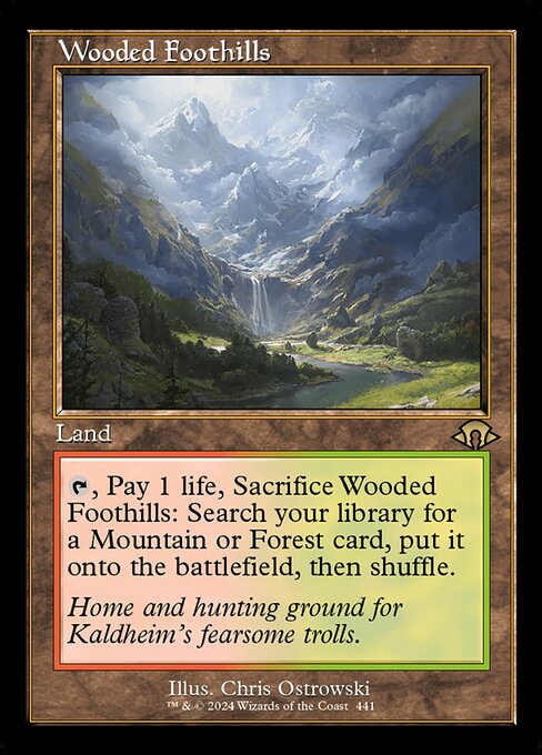 Wooded Foothills 441 Modern Horizons 3 (MH3) [Foil] NM