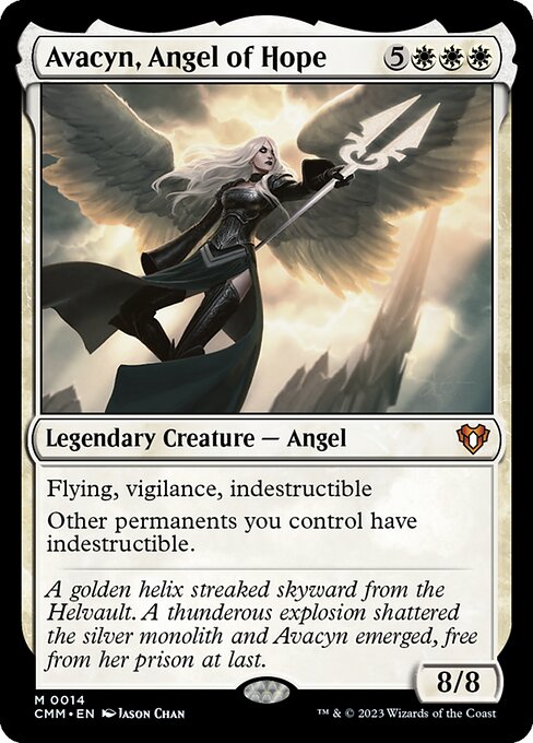 Avacyn, Angel of Hope 14 Commander Masters (CMM) [Nonfoil] NM