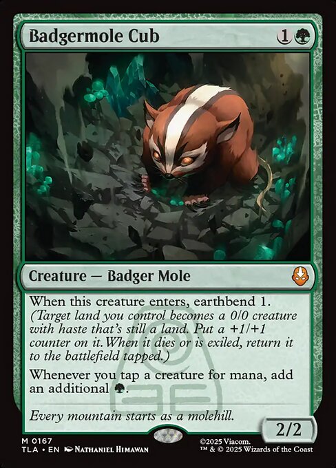 Badgermole Cub 167 Avatar: The Last Airbender (TLA) [Foil] NM