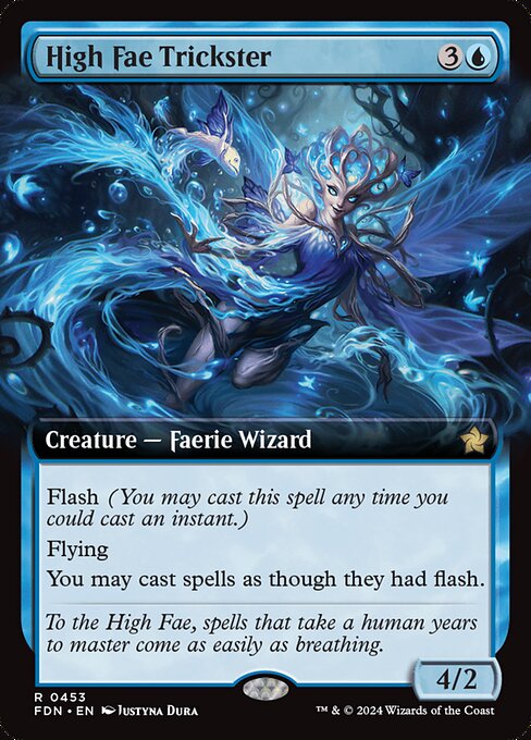 High Fae Trickster 453 Foundations (FDN) [Foil] NM