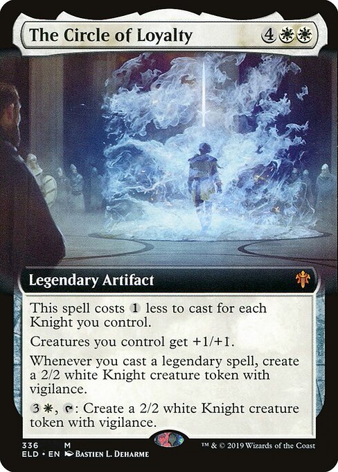 The Circle of Loyalty 336 Throne Of Eldraine (ELD) [Foil] NM