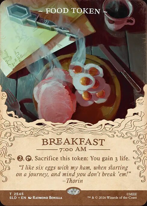 Breakfast 7:00 AM (Food) 2545 Secret Lair Drop (SLD) [Foil] NM