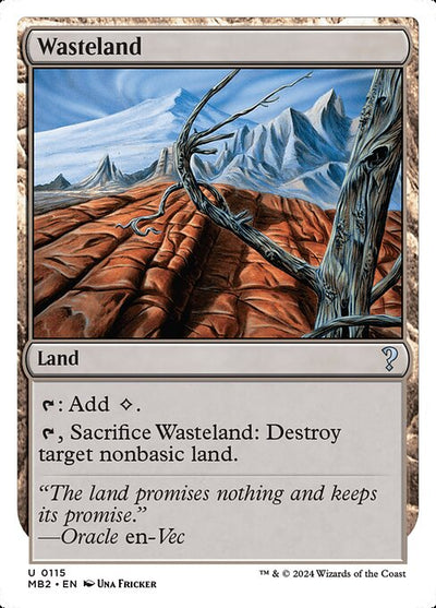 Wasteland 115 Mystery Booster 2 (MB2) [Nonfoil] NM