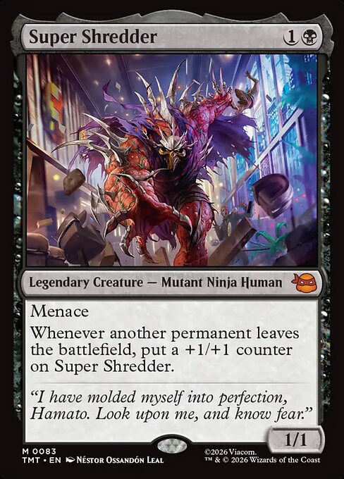 Super Shredder 83 Teenage Mutant Ninja Turtles (TMT) [Foil] NM