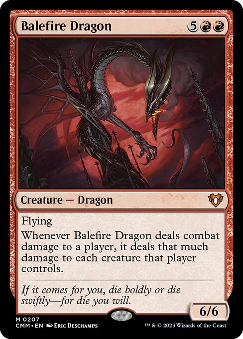 Balefire Dragon 207 Commander Masters (CMM) [Nonfoil] NM