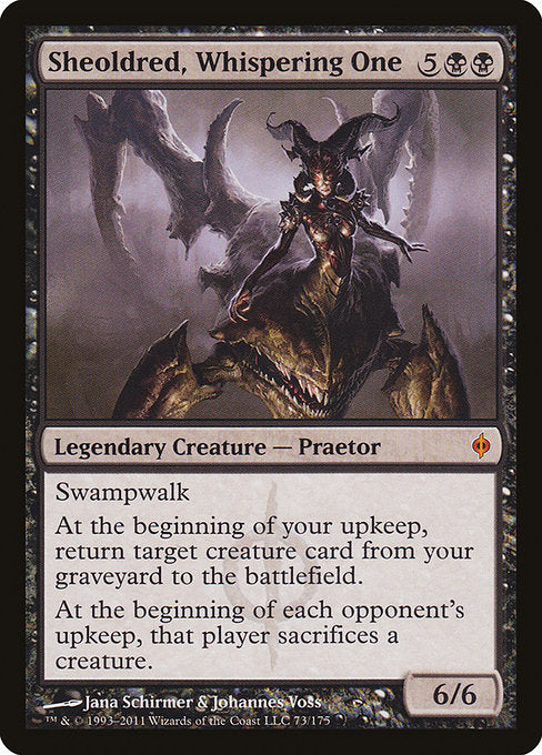Sheoldred, Whispering One 73 New Phyrexia (NPH) [Nonfoil] NM