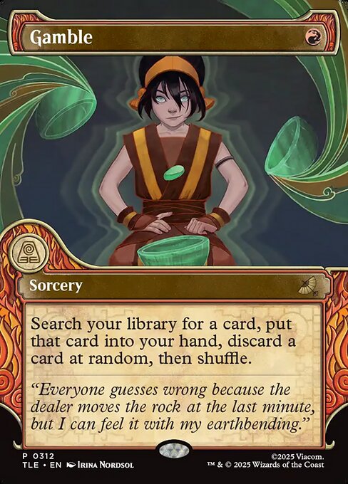 Gamble 312 Avatar: The Last Airbender Eternal (TLE) [Nonfoil] NM