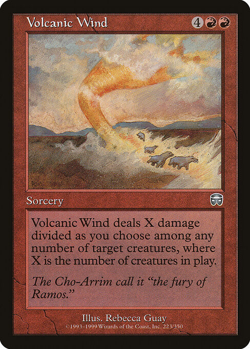 Volcanic Wind 223 Mercadian Masques (MMQ) [Foil] NM