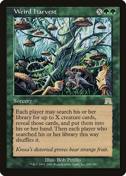 Weird Harvest 299 Onslaught (ONS) [Foil] NM