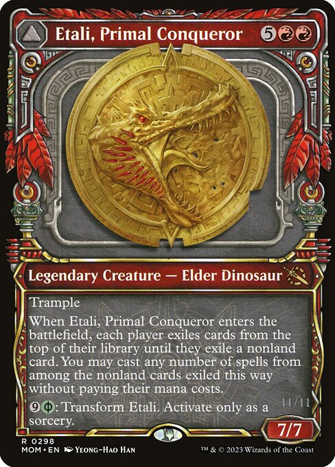 Etali, Primal Conqueror // Etali, Primal Sickness 298 March Of The Machine (MOM) [Nonfoil] NM