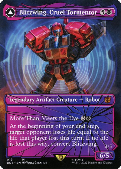 Blitzwing, Cruel Tormentor // Blitzwing, Adaptive Assailant 19 Transformers (BOT) [Nonfoil] NM